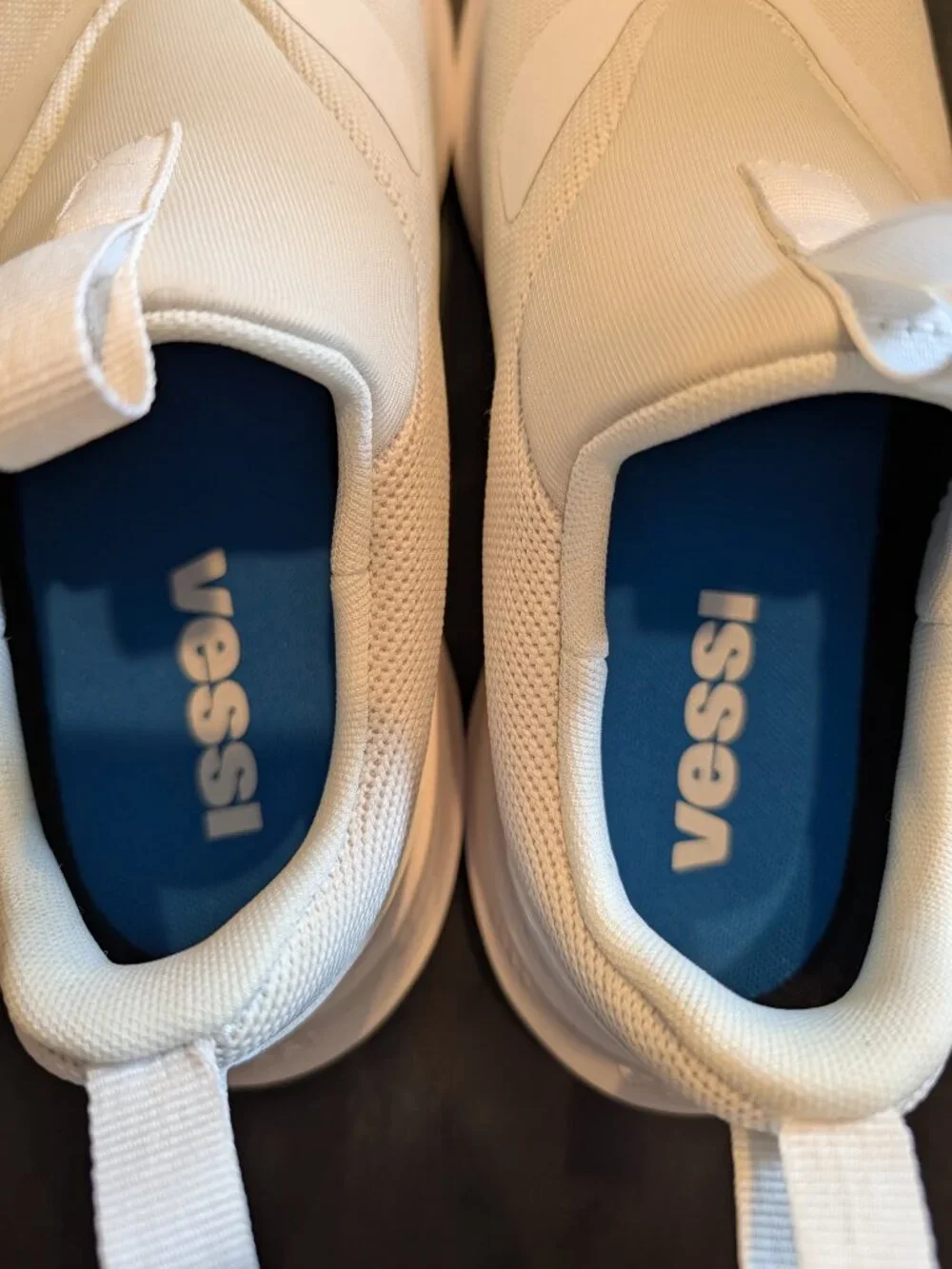 Vessi Tidal Slip-On - Warm White - Size 9 - Fully Waterproof